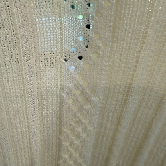 Aeropostale Women's Ivory Cardigan medium - Picture 3 of 5